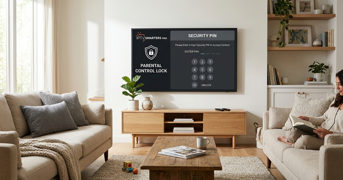 Contrôle parental IPTV Smarters Pro