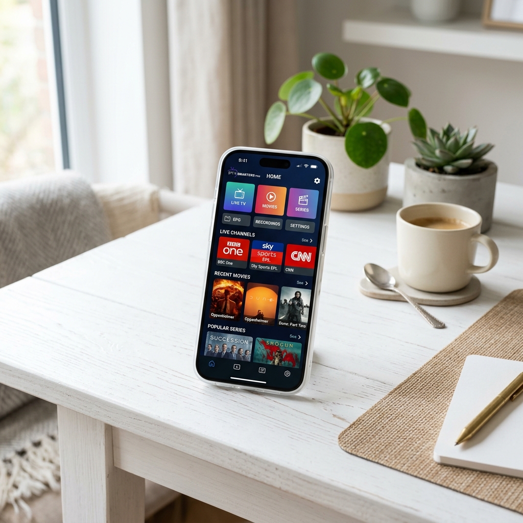 IPTV Smarters Pro sur iPhone