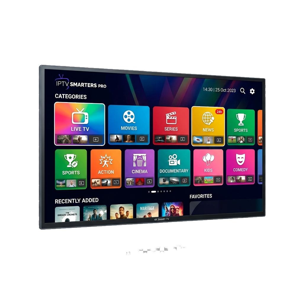IPTV Smarters Pro — Interface Officielle