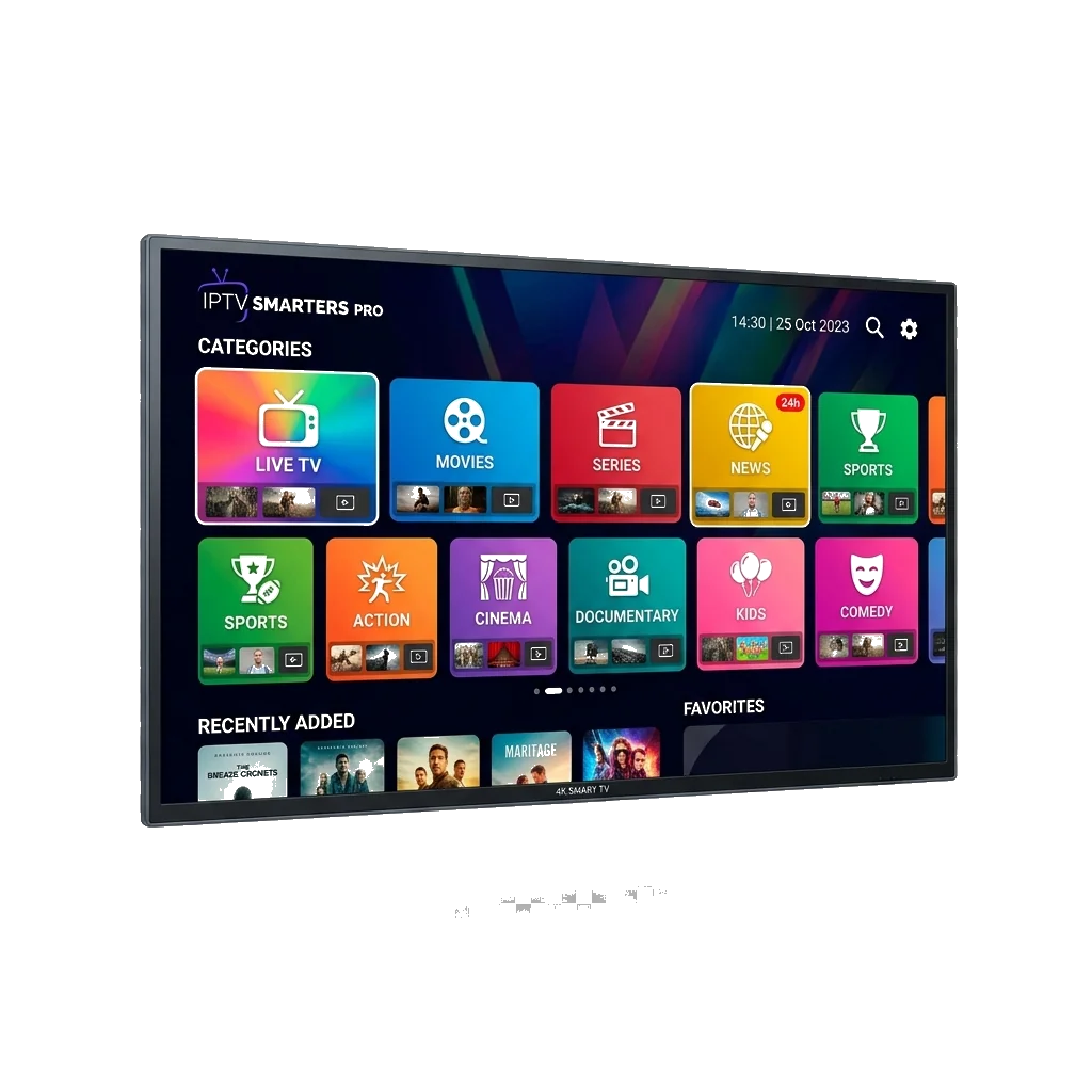IPTV Smarters Pro — Interface Officielle